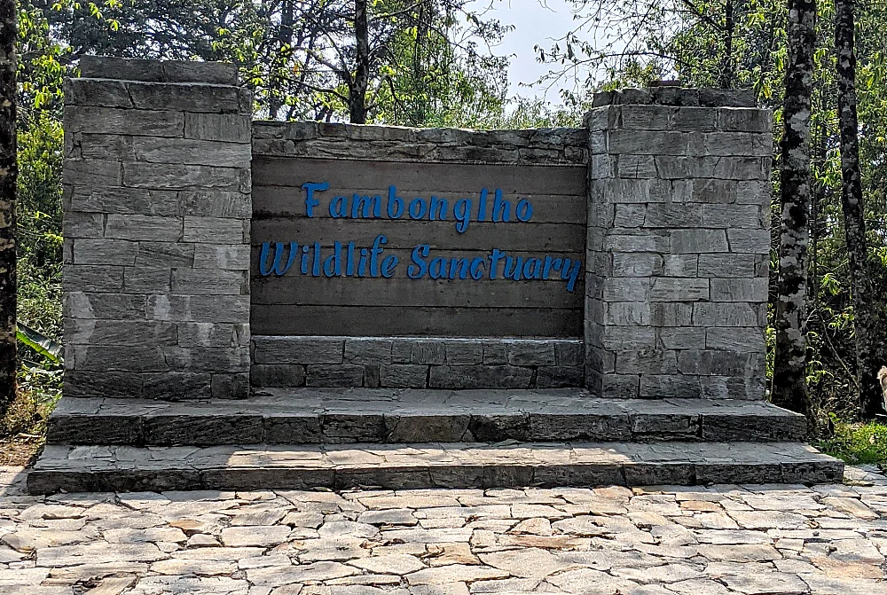 Fambong La Wildlife Sanctuary Enterence